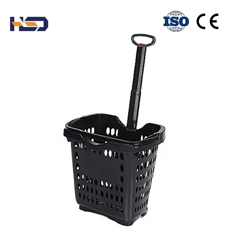 Shopping Basket With Wheels factory